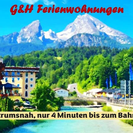G & H Ferienwohnungen Appartement Almrausch Berchtesgaden Exteriör bild