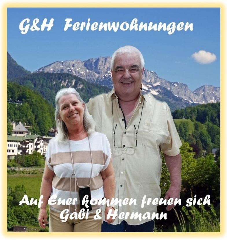 G & H Ferienwohnungen Appartement Almrausch Berchtesgaden Exteriör bild