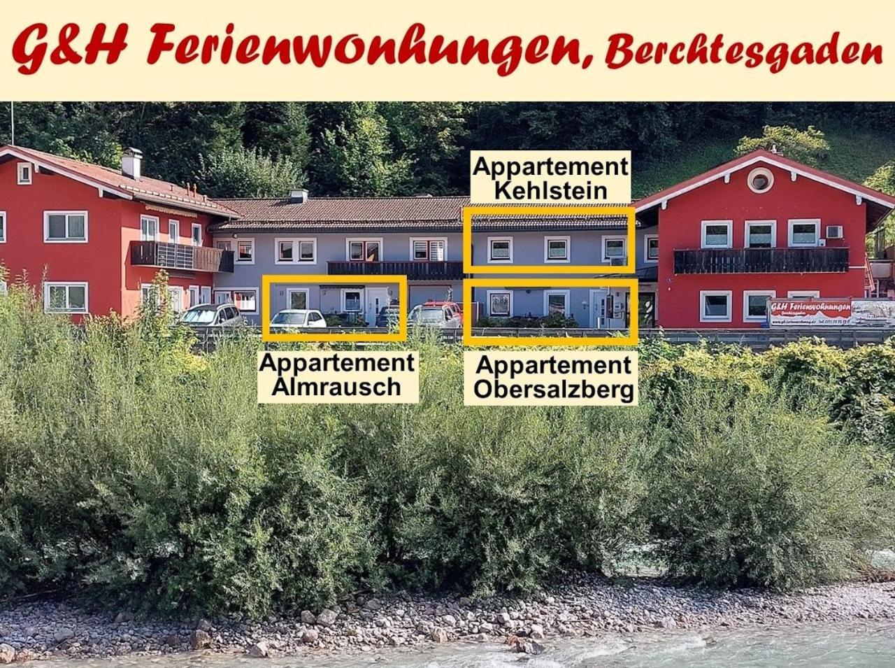 G & H Ferienwohnungen Appartement Almrausch Berchtesgaden Exteriör bild